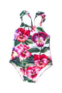 Flower Printed One-piece Swimsuit