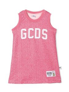 GCDS Pink Cotton-blend Dress