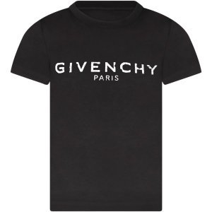 Givenchy Black Kids T-shirt With Logo
