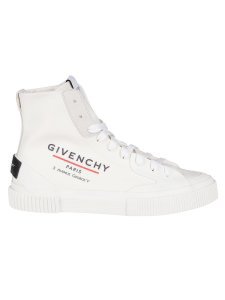 Givenchy Logo Print High-top Sneakers