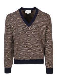 Gucci Gg Diagonal Sweater