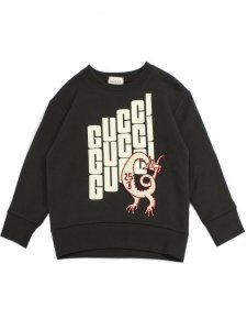 Gucci Sweatshirt In Anthracite Cotton