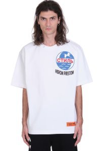 HERON PRESTON Reg Ctnmb T-shirt In White Cotton