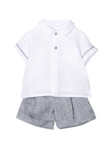 Il Gufo Polo And Shorts Suit Kids