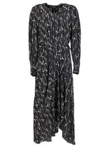 Isabel Marant Black Silk Romina Dress