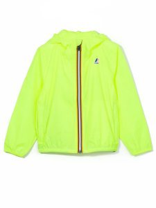 K-Way Yellow Contrast Zip Up Jacket