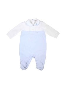 LeBebé White And Blue Baby Suit Le Bebè