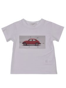 Mariella Ferrari Car Print Short-sleeved T-shirt
