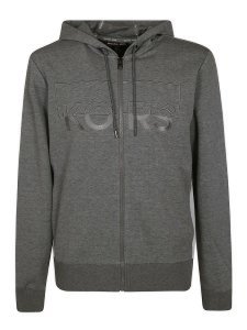 Michael Kors Zip Logo Hooded Jacket