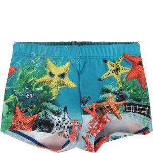 Molo Azure Babyboy Swimsuit With Starfish