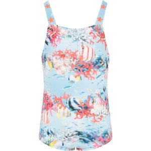Molo Light Blue Girl Swimsuit Withcorals