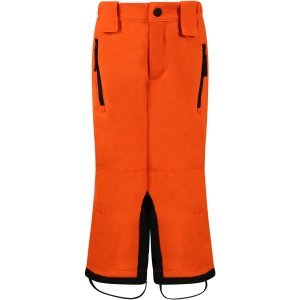 Molo Orange Padded Snow Pants For Kids