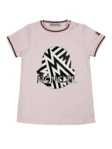 Moncler Light Pink Cotton T-shirt