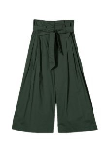 Monnalisa Dark Green Cotton Casual Trousers