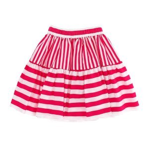 Monnalisa Striped Long Skirt