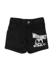 Moschino Black Shorts With Press
