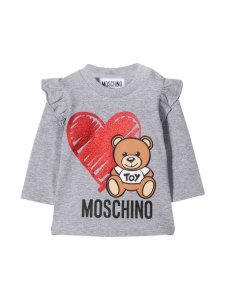 Moschino Gray Long Sleeved Sweater