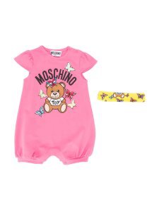 Moschino Two-pieces Pink Set With Press