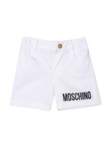Moschino White Shorts With Press