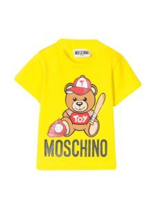 Moschino Yellow T-shirt With Toy Press