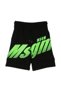 Msgm Kids Printed Shorts