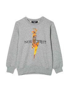 Neil Barrett Gray Sweatshirt