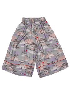 RaspberryPlum Printed Shorts