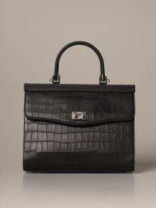 Rodo Handbag Paris Rodo Bag In Crocodile Print Leather