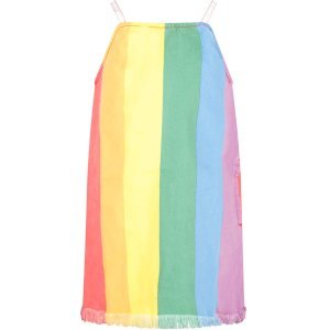 Stella McCartney Kids Colorful Girl Dress With Stripes