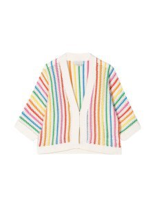 Stella McCartney Kids Rainbow Striped Cardigan