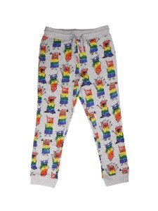 Stella McCartney Rainbow Monsters Gray Sweatpants