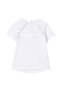 T-shirt Con Ruches Di Givenchy Kids