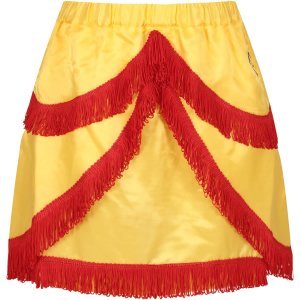 The Animals Observatory Yellow Girl Skirt With Iconic Logo