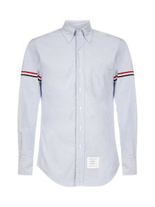 Thom Browne Tricolor Details Cotton Shirt