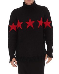 Vision Of Super Red Stars Sweater