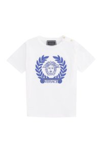 Young Versace Crew-neck Cotton T-shirt