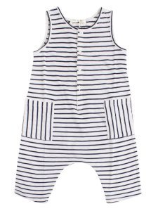 Zhoe & Tobiah Striped Newborn Bodysuit