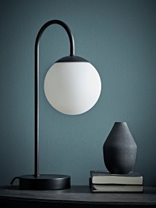 Deco Single Globe Lamp - Black