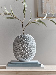 Glazed Ceramic Coral Vase