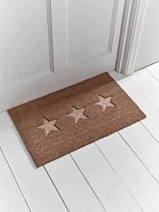 NEW Embossed Stars Doormat - Medium