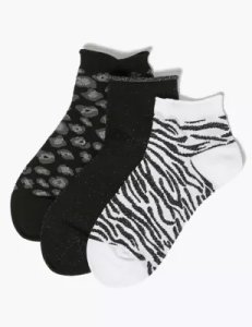 3 Pack Seamfree Anklet Socks grey
