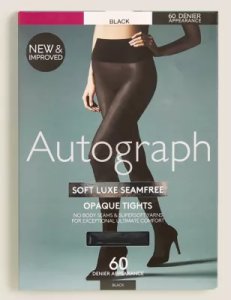Marks & Spencer - 60 denier soft luxe seam free opaque tights black