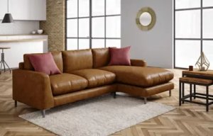 Adwell Corner Chaise (Right-Hand) brown