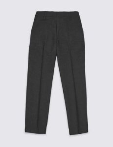 Marks & Spencer - Boys' skinny leg plus fit trousers grey
