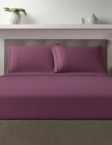 Marks & Spencer - Egyptian cotton 230 thread count standard pillowcase purple