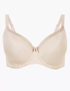 M&S Collection Sumptuously Soft™ Padded Full Cup T-Shirt Bra DD-G - 34E - Almond, Almond