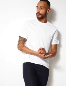 Marks & Spencer - Pure cotton crew neck t-shirt white