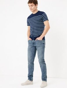 Marks & Spencer - Slim fit 360 flex jeans navy