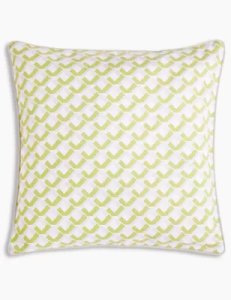 Marks & Spencer - Summer geometric cushion green