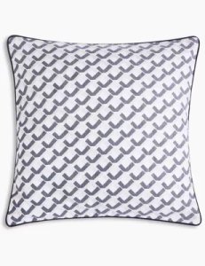 Marks & Spencer - Summer geometric cushion navy